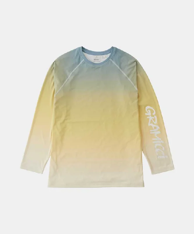 Distressed Women T Shirt with a Laid - Back AestheticUPF-Shield Long Sleeve Top