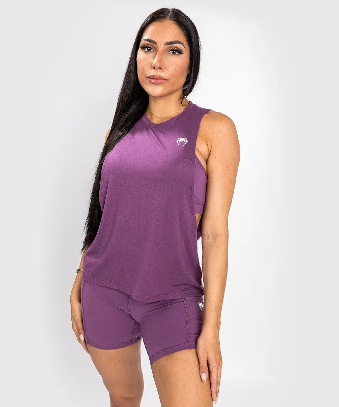 Long Sleeve Women T Shirt for Cooler WeatherVenum Essential Women's Drop Sleeve Tank Top - Dusky Orchid/Brushed Silver Long Sleeve Women T Shirt for Cooler WeatherVenum Essential Women's Drop Sleeve Tank Top - Dusky Orchid/Brushed Silver