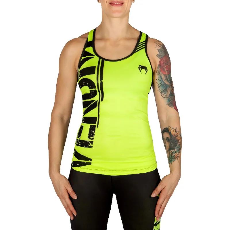 Ringer T Shirt Women with Retro - Inspired StripesVenum Power Tank Top - Neo Yellow/Black Ringer T Shirt Women with Retro - Inspired StripesVenum Power Tank Top - Neo Yellow/Black