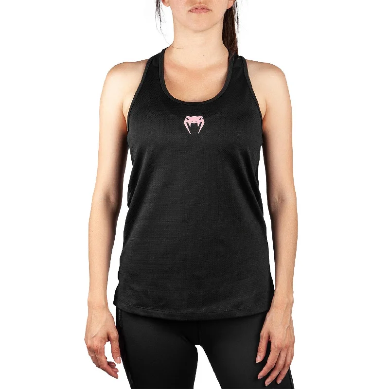Sleeveless Women T Shirt for Summer ComfortVenum Tecmo Tank Top - For Women - Black/Pink Sleeveless Women T Shirt for Summer ComfortVenum Tecmo Tank Top - For Women - Black/Pink