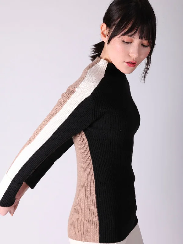 Plus Size Women's Belted Cable Knit SweatersVilagallo Anna Knitwear