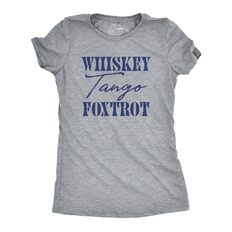 Puff Sleeve Women T Shirt for a Fashion - Forward LookWhiskey Tango Foxtrot Women's T Shirt
