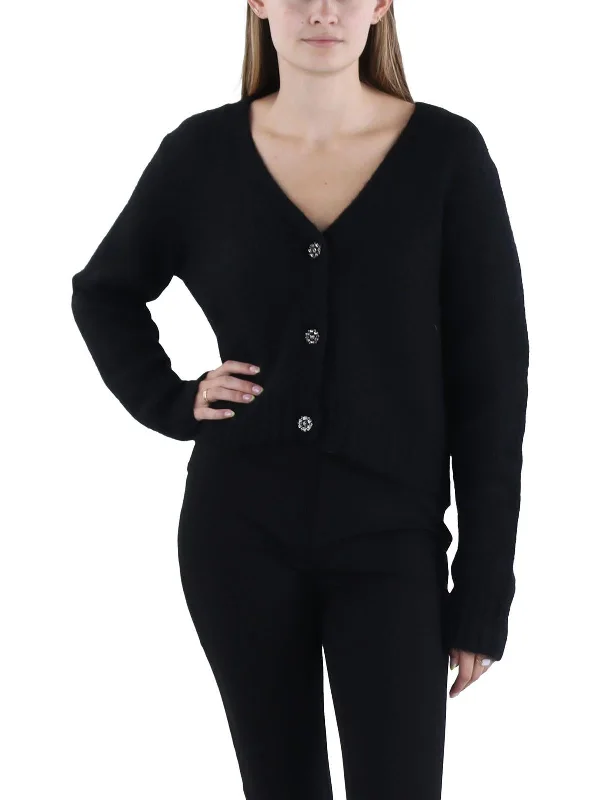 open front women cardigan for easy stylingWomens Embellished Long Sleeve Cardigan Sweater open front women cardigan for easy stylingWomens Embellished Long Sleeve Cardigan Sweater
