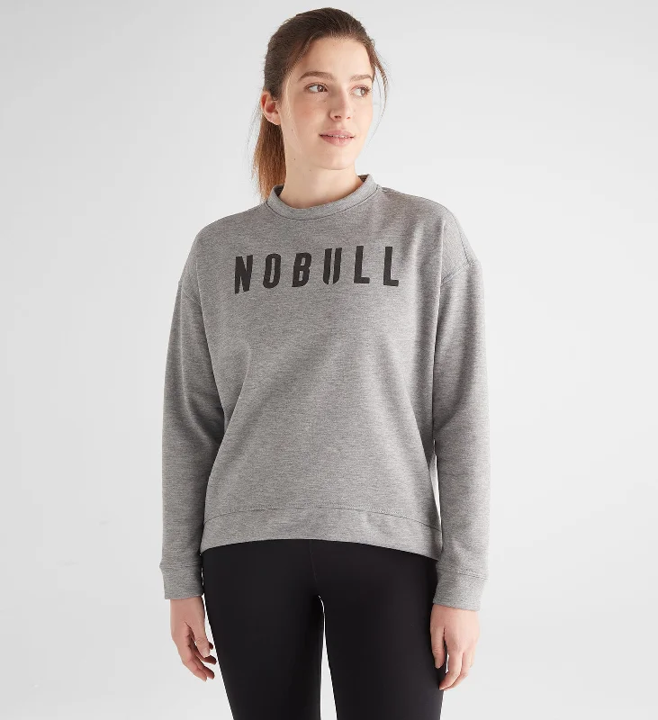 Crop Top Women T Shirt to Pair with High - Waisted BottomsWomen's NOBULL Crew Sweatshirt Crop Top Women T Shirt to Pair with High - Waisted BottomsWomen's NOBULL Crew Sweatshirt