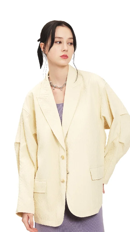 Women's Peplum Blazers in Emerald Green for a Stylish Work AttireOversized Blazer