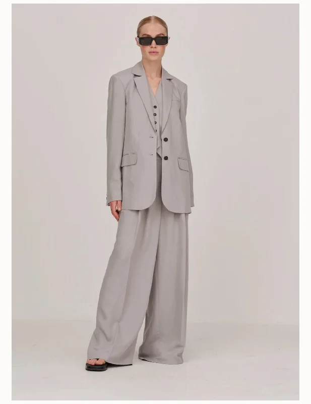 Single - Breasted Women's Tweed Blazers with Gold Buttons for a Classic LookBirgitte Herskind Mercy Blazer Single - Breasted Women's Tweed Blazers with Gold Buttons for a Classic LookBirgitte Herskind Mercy Blazer