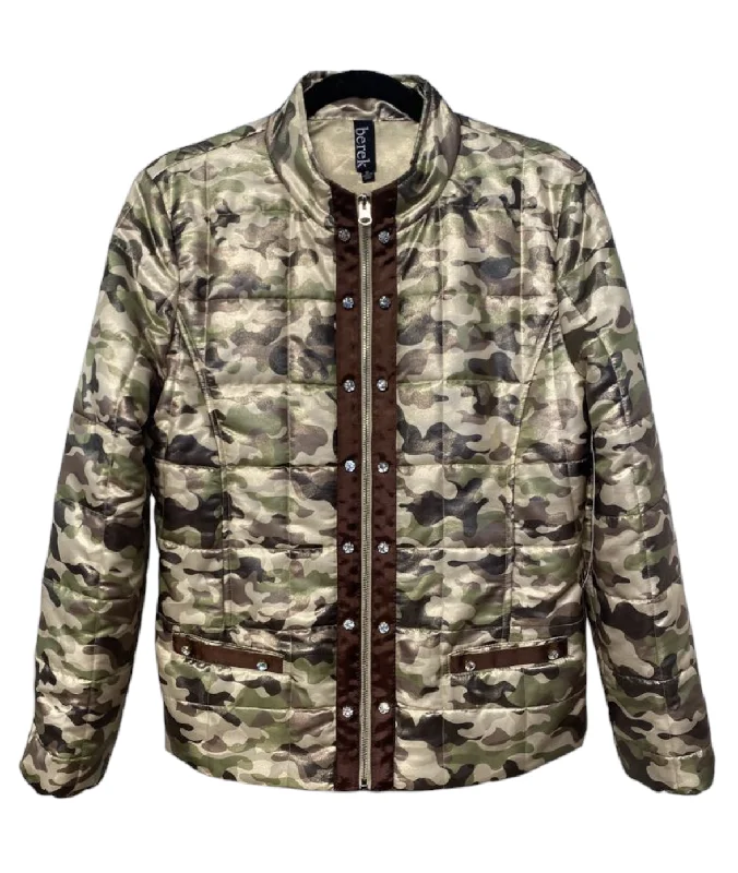 Oversized Women's Printed Blazers in Animal Patterns for a Statement PieceCamou Foil Puffer Jacket Oversized Women's Printed Blazers in Animal Patterns for a Statement PieceCamou Foil Puffer Jacket