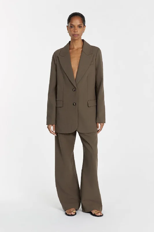 Plus Size Women's Military - Inspired Blazers with Gold Accents for a Bold LookCELINE CLOVER BLAZER Plus Size Women's Military - Inspired Blazers with Gold Accents for a Bold LookCELINE CLOVER BLAZER