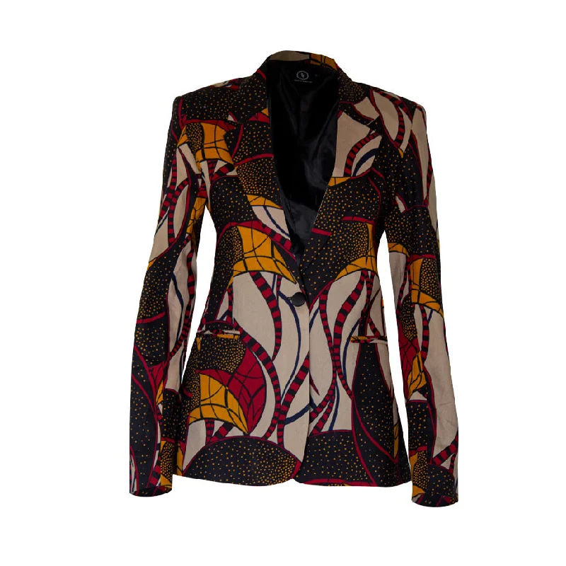 Plus Size Women's Military - Inspired Blazers with Gold Accents for a Bold LookFRS781 Plus Size Women's Military - Inspired Blazers with Gold Accents for a Bold LookFRS781