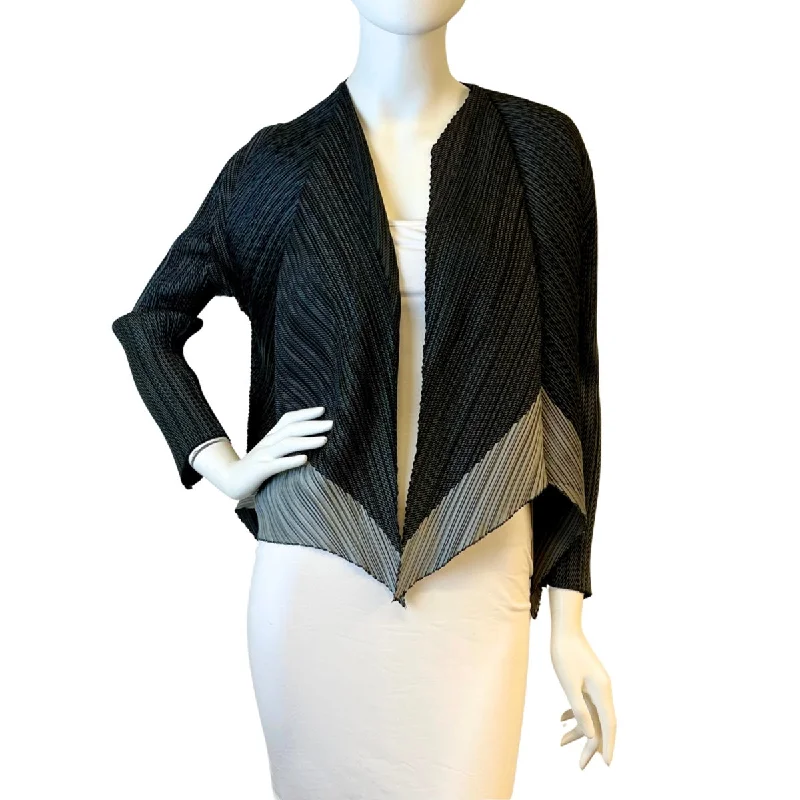 Double - Breasted Women's Leather Blazers in Taupe for an Edgy LookIssey Miyake Jacket Double - Breasted Women's Leather Blazers in Taupe for an Edgy LookIssey Miyake Jacket