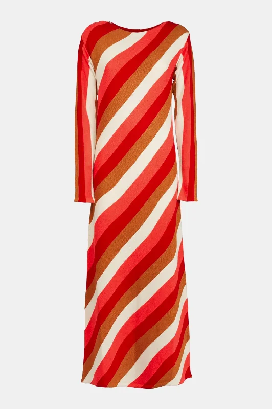 Strapless Women Dress with a Built - in Bra for Comfort and SupportKnit Swing Dress in Multicolor Strapless Women Dress with a Built - in Bra for Comfort and SupportKnit Swing Dress in Multicolor