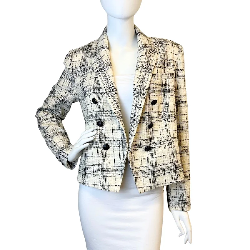 Plus Size Women's Faux Fur - Trimmed Blazers in Black for a Luxurious LookL'Agence Blazer Plus Size Women's Faux Fur - Trimmed Blazers in Black for a Luxurious LookL'Agence Blazer