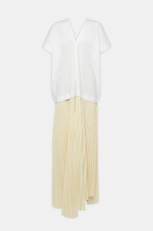 Backless Women Dress for a Sexy and Alluring Look at Evening EventsLong Dress in Butter Multi