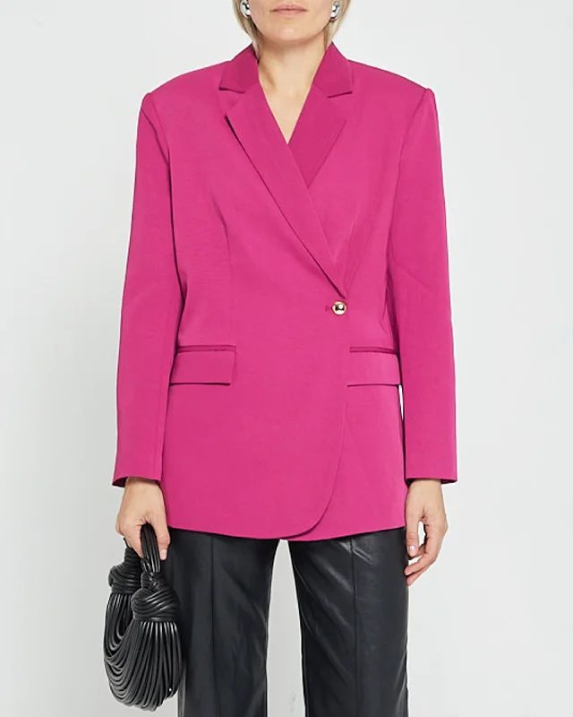 Women's Longline Linen Blazers in Pastel Colors for Summer EventsGemma Blazer