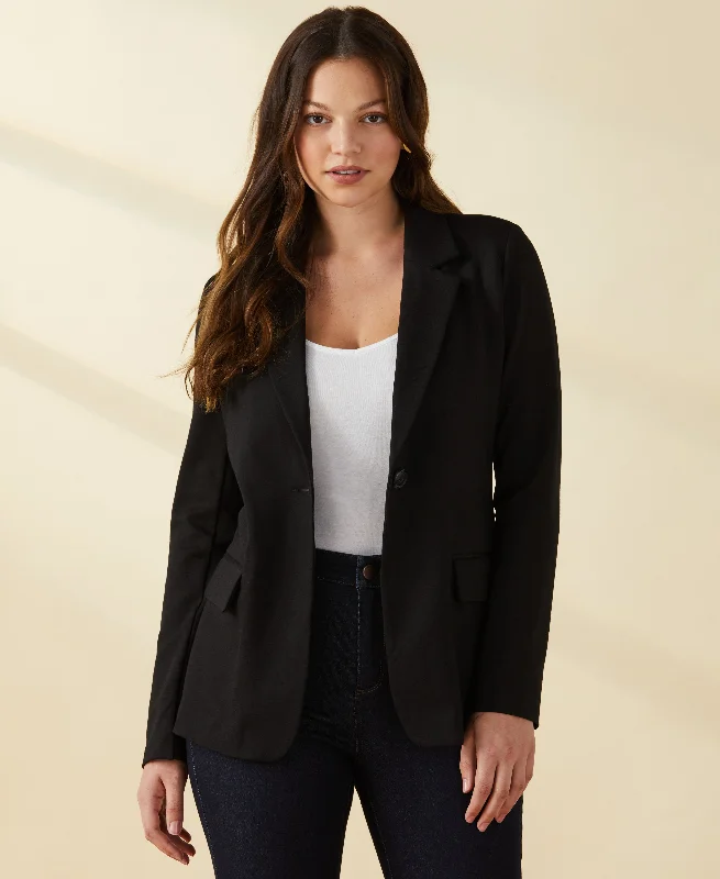 Plus Size Women's Ruffled Blazers in Pink for a Girly and Fashionable LookSingle Breasted Blazer Plus Size Women's Ruffled Blazers in Pink for a Girly and Fashionable LookSingle Breasted Blazer