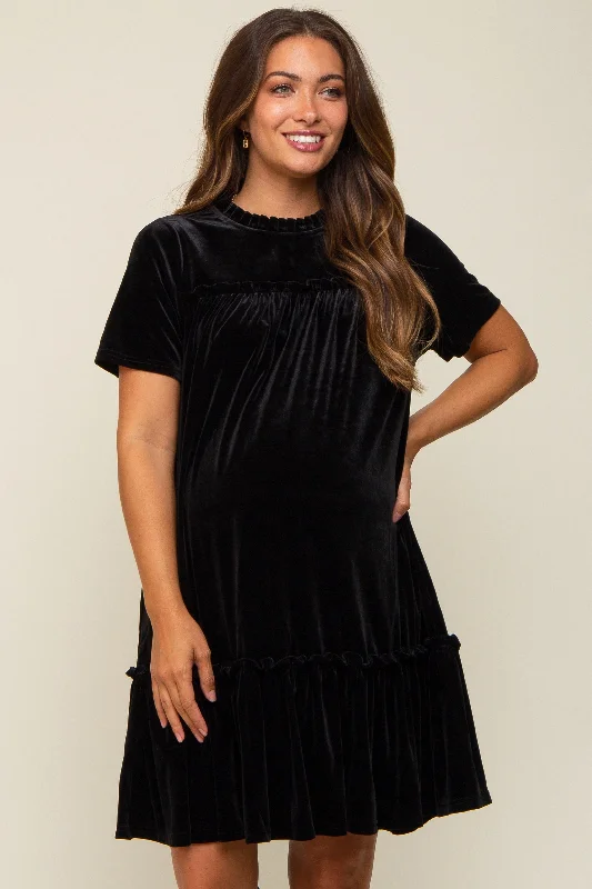 Pleated Women Dress with a Timeless and Elegant Texture Pleated Women Dress with a Timeless and Elegant Texture Black Ruffle Accent Velvet Maternity Dress Pleated Women Dress with a Timeless and Elegant Texture Pleated Women Dress with a Timeless and Elegant Texture Black Ruffle Accent Velvet Maternity Dress