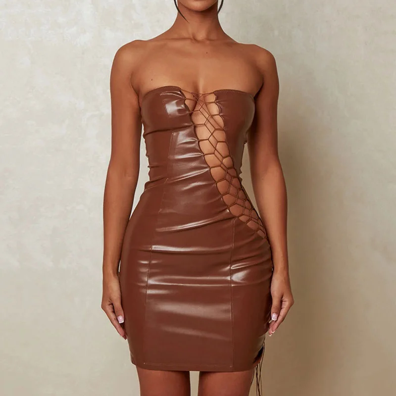 Off - the - Shoulder Women Dress for a Romantic and Feminine Look Off - the - Shoulder Women Dress for a Romantic and Feminine Look Sultry Strapless Lace Up Cut Out Bodycon Club Mini Dress - Brown Off - the - Shoulder Women Dress for a Romantic and Feminine Look Off - the - Shoulder Women Dress for a Romantic and Feminine Look Sultry Strapless Lace Up Cut Out Bodycon Club Mini Dress - Brown