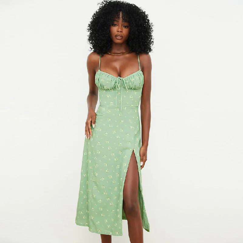 Sheath Women Dress with a Tailored Fit for a Professional Look Sheath Women Dress with a Tailored Fit for a Professional Look Daisy Printed Tied Bustier High Slit Slip Midi Dress - Light Green Sheath Women Dress with a Tailored Fit for a Professional Look Sheath Women Dress with a Tailored Fit for a Professional Look Daisy Printed Tied Bustier High Slit Slip Midi Dress - Light Green