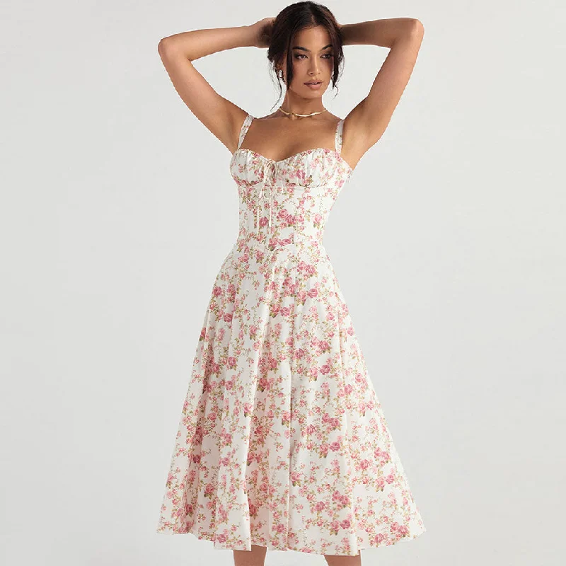 Mini Women Dress with a Short Hem for a Young and Trendy Style Mini Women Dress with a Short Hem for a Young and Trendy Style Breezy Floral Printed Lace Up Back Tie String Slit Midi Sundress - Pink Mini Women Dress with a Short Hem for a Young and Trendy Style Mini Women Dress with a Short Hem for a Young and Trendy Style Breezy Floral Printed Lace Up Back Tie String Slit Midi Sundress - Pink