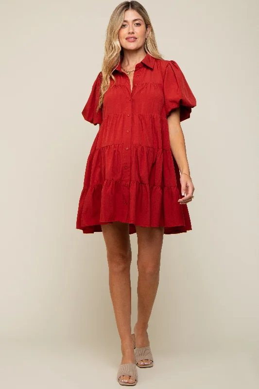 Halter Neck Women Dress to Show Off the Shoulders and Neckline Halter Neck Women Dress to Show Off the Shoulders and Neckline Rust Puff Sleeve Maternity Mini Shirt Dress Halter Neck Women Dress to Show Off the Shoulders and Neckline Halter Neck Women Dress to Show Off the Shoulders and Neckline Rust Puff Sleeve Maternity Mini Shirt Dress