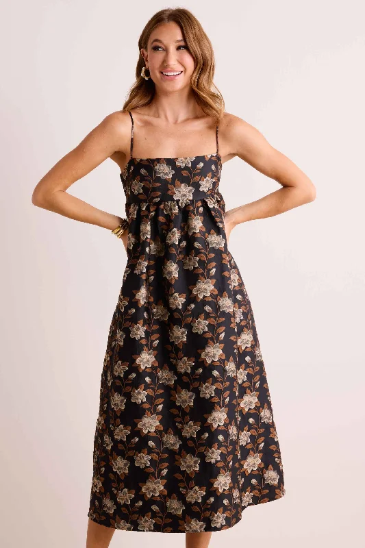 Midi dresses with patchwork patterns for a one - of - a - kind styleAdair Dress