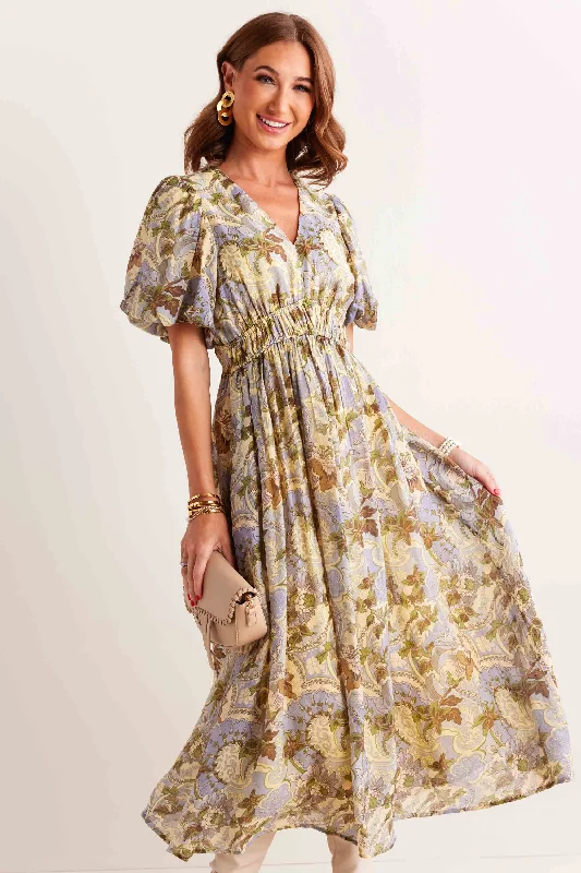 Midi dresses with fringe details for a fun and energetic styleAlena Dress