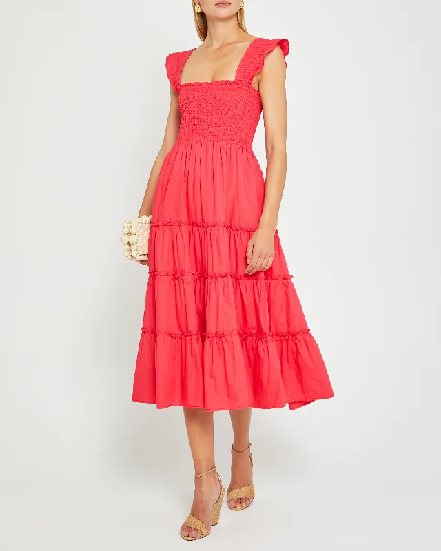 Midi dresses with printed lining for a hidden and stylish detailCalypso Maxi Dress