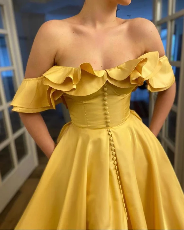 Midi dresses with satin - finish fabrics for a luxurious feelJasmine Charm Gown