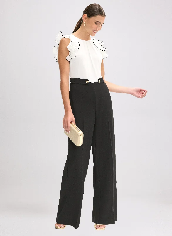 Midi dresses with gathered skirts for a full and flowing silhouetteSleeveless Wide-Leg Jumpsuit Midi dresses with gathered skirts for a full and flowing silhouetteSleeveless Wide-Leg Jumpsuit