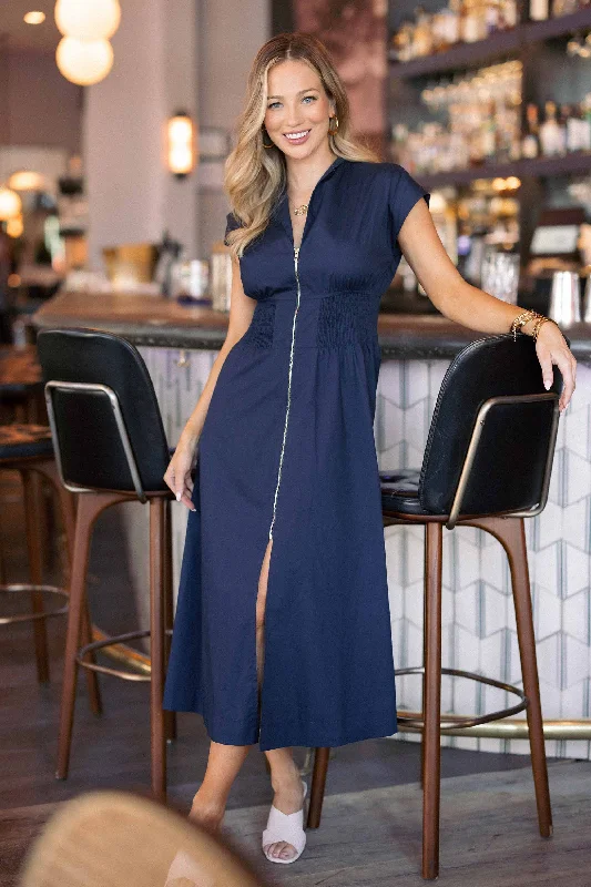 Midi dresses with button - front designs for a classic touchTaytum Dress
