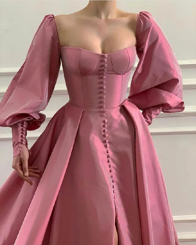 Midi dresses with ruffled hems for a romantic date nightTimeless Rose Gown