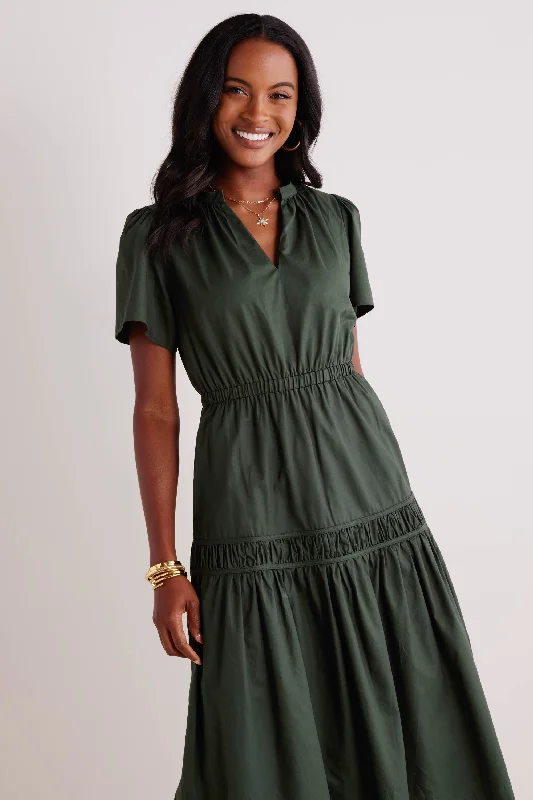Midi dresses with ruffled sleeves for a more feminine and voluminous lookValerie Dress Midi dresses with ruffled sleeves for a more feminine and voluminous lookValerie Dress