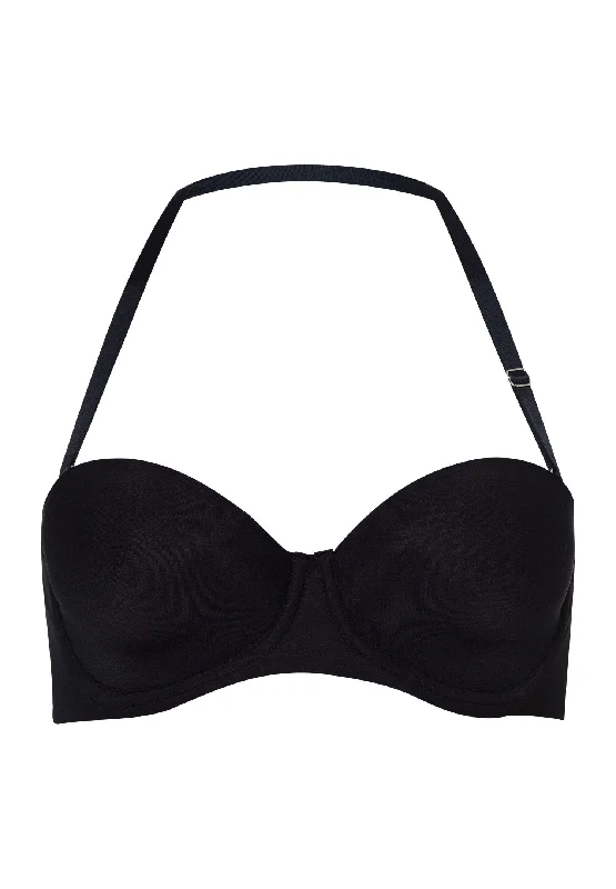 padded bras for added volumeAllure Strapless T-Shirt Bra | Black 71732-199