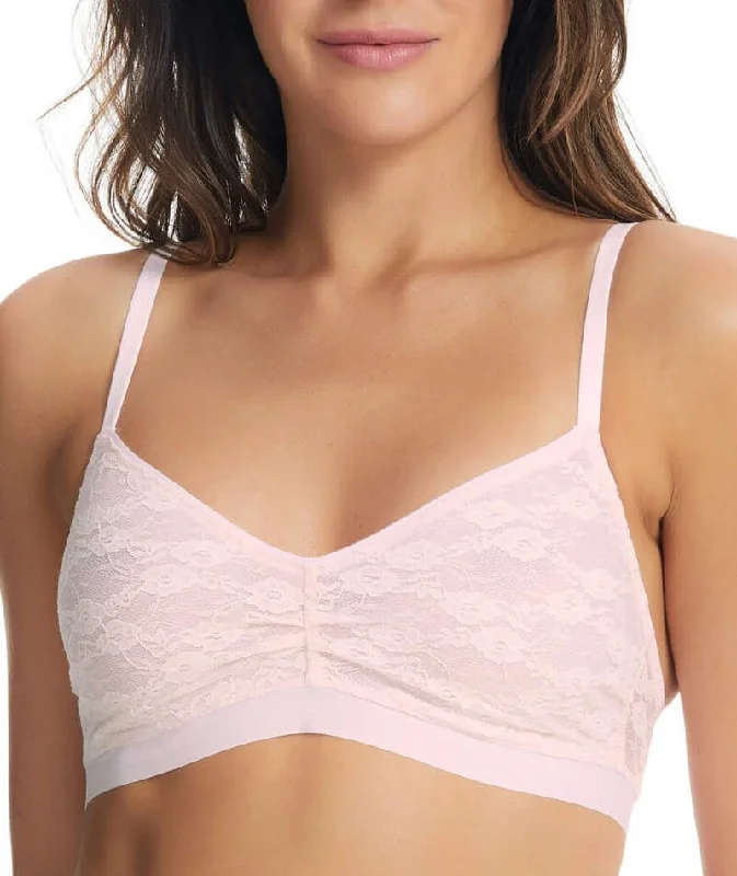 full cup bras for complete coverageFinelines Invisible Lace Wire-free Crop Top - Shell