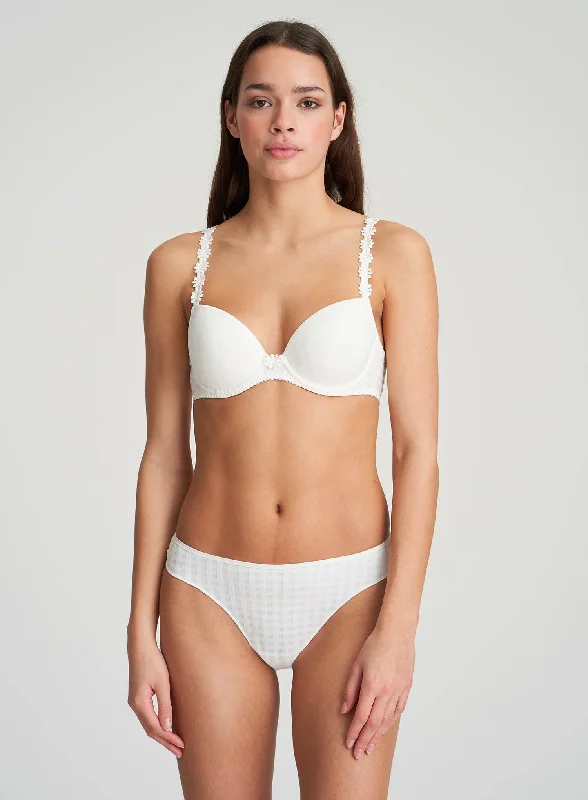 full cup bras for complete coverageMarie Jo: Avero Padded Plunge Bra Natural