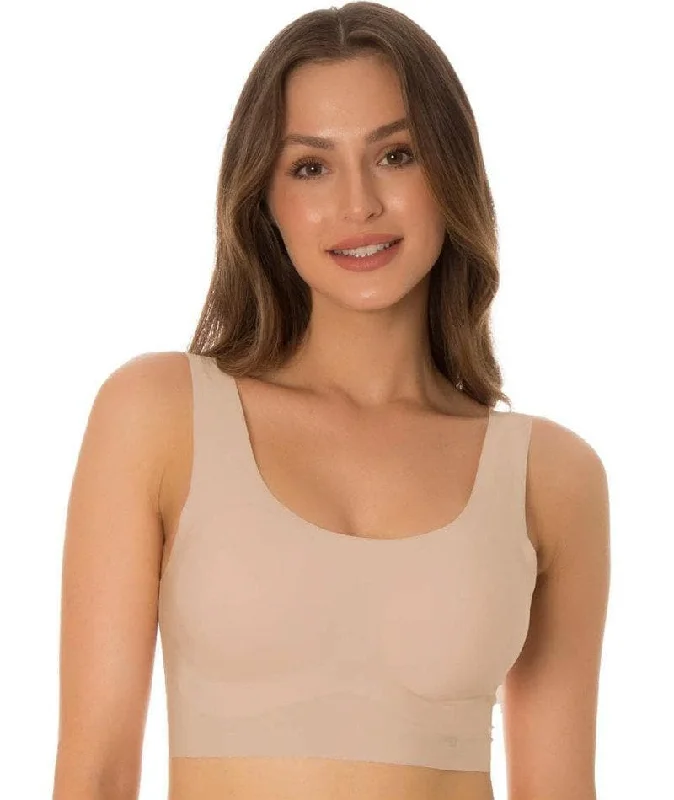 wireless bras for a natural feelSloggi ZERO Feel Wire-free Top - Peanut Butter