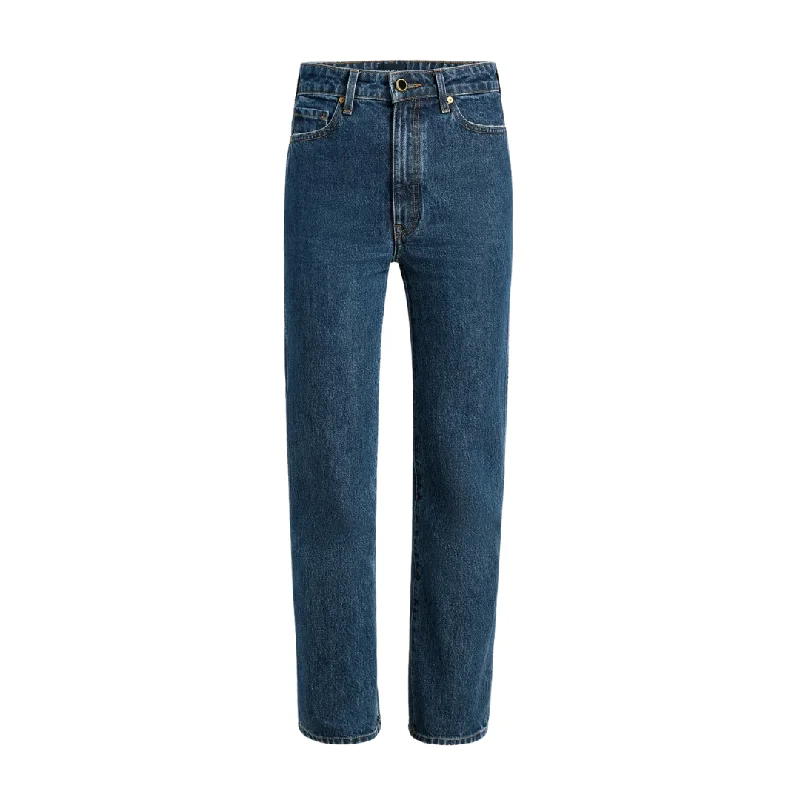 Embroidered Denim Top with Intricate PatternsArcher Abigail Jean