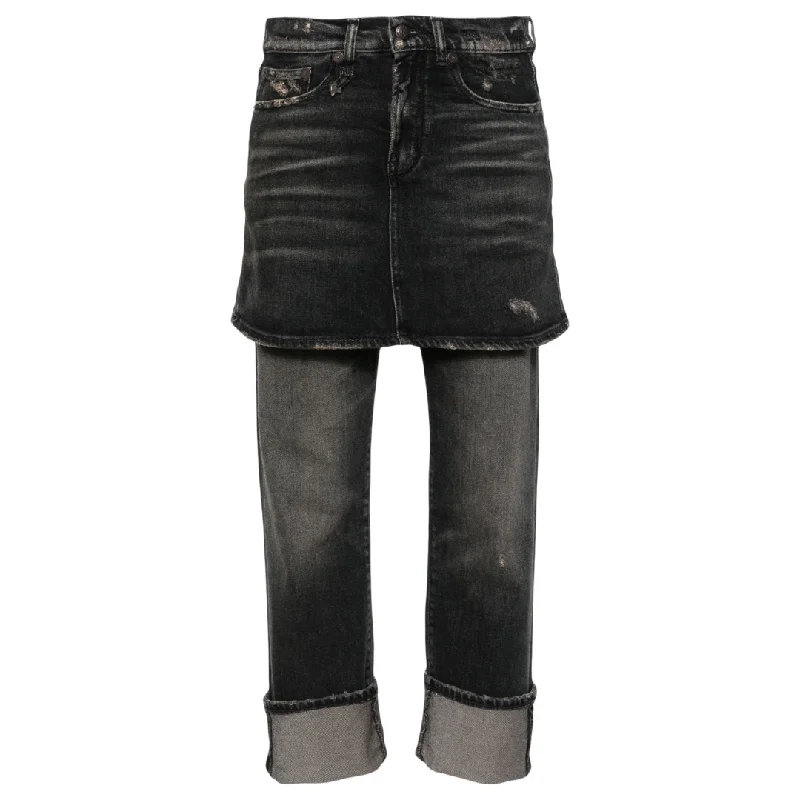 Button - Down Denim Top with a Classic DesignRomeo Double Classic