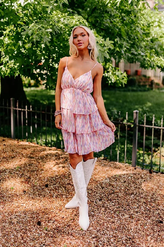 Velvet mini dresses for autumn weddingsCaptivating Cuteness Tiered Mini Dress