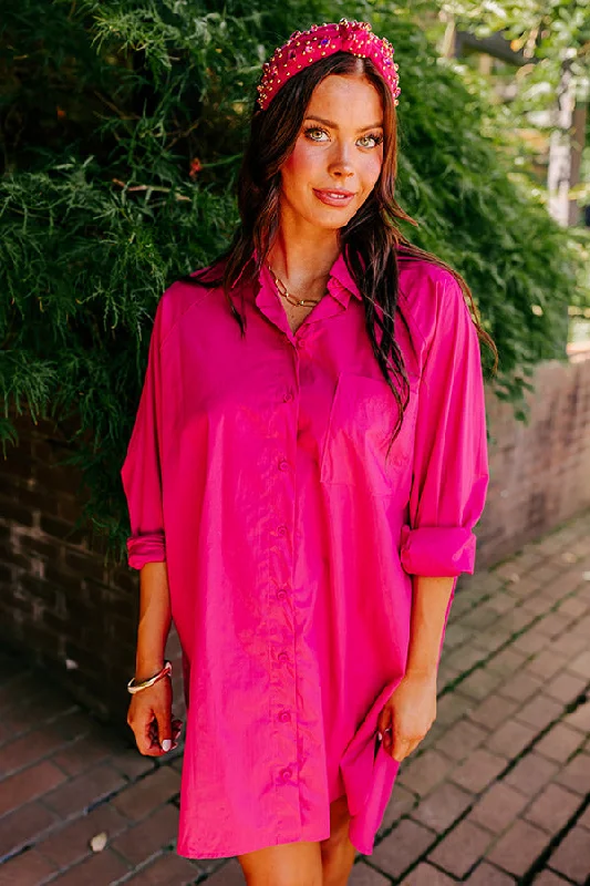 Mini dresses with beaded embellishments for a fancy eventMajor Icon Tunic Dress In Hot Pink Mini dresses with beaded embellishments for a fancy eventMajor Icon Tunic Dress In Hot Pink