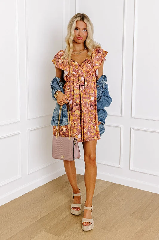 Leather mini dresses for a edgy styleMostly Magic Dress In Vineyard Grape