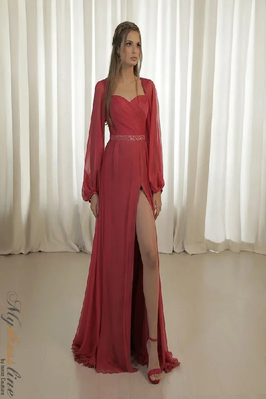 Prom dresses with one - shoulder ruffled straps and geometric patterns for a contemporary and eye - catching formal eventChrystelle Atallah GILL8149 Prom dresses with one - shoulder ruffled straps and geometric patterns for a contemporary and eye - catching formal eventChrystelle Atallah GILL8149