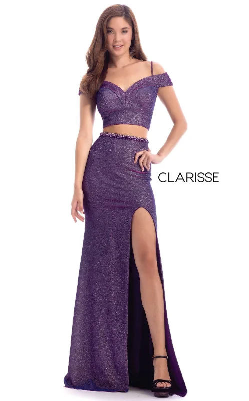 Mermaid - cut formal dresses in satin for a glamorous prom nightClarisse 8148 Dress