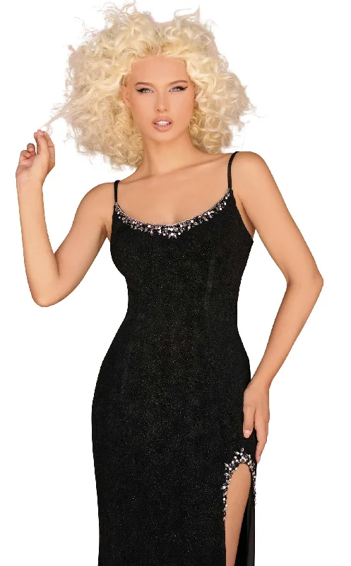 Long - sleeved formal dresses in velvet for a winter formal eventClarisse 8214 Dress Long - sleeved formal dresses in velvet for a winter formal eventClarisse 8214 Dress