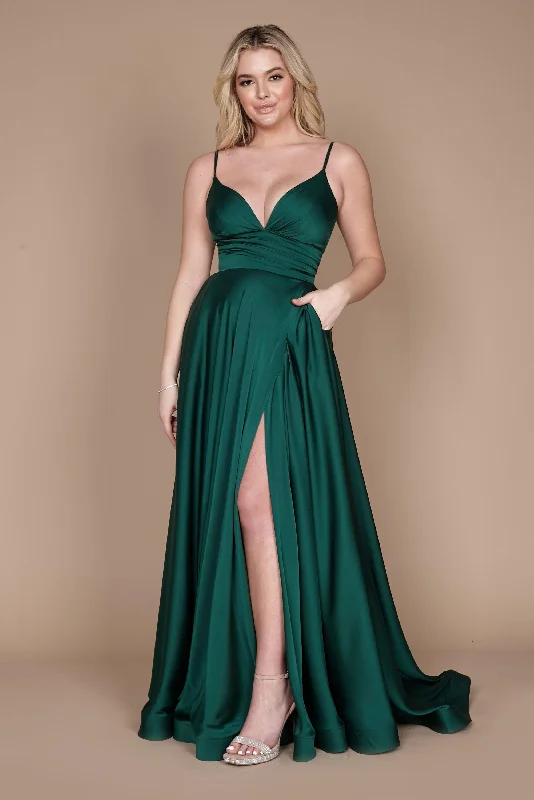 Maxi dresses with one - shoulder designs for a stylish and asymmetric look Maxi dresses with one - shoulder designs for a stylish and asymmetric look Dylan & Davids Long Spaghetti Strap Prom Formal Gown Emerald Green