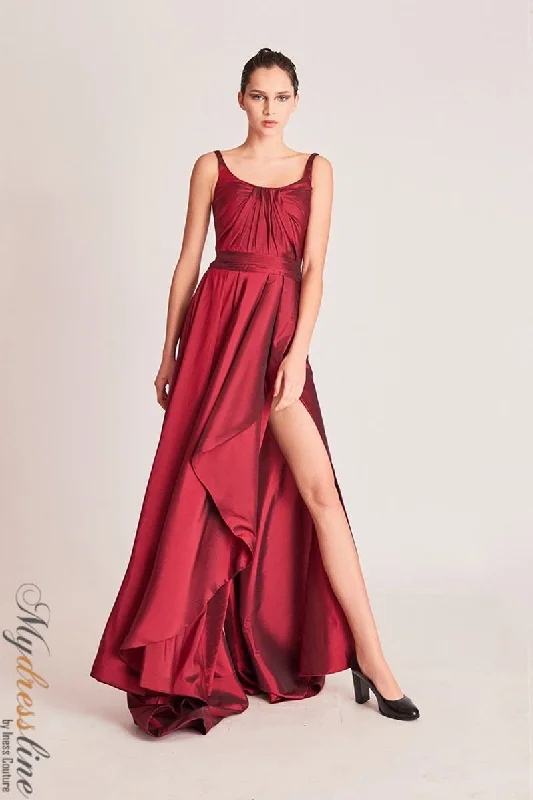 Formal dresses with side - slit pockets and beaded accents for a practical and stylish formal eventGatti Nolli OP-5740