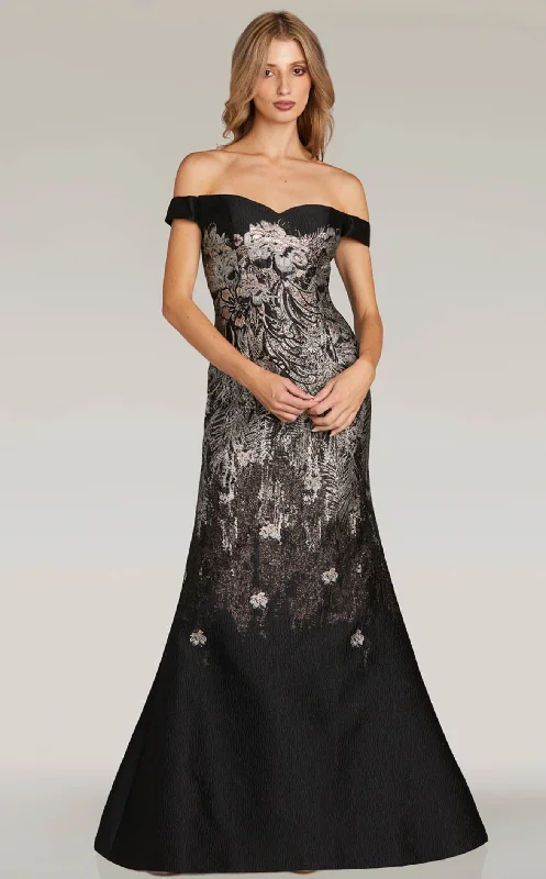 Formal dresses with empire waists and organza overlays for a feminine lookGia Franco 12322 Dress