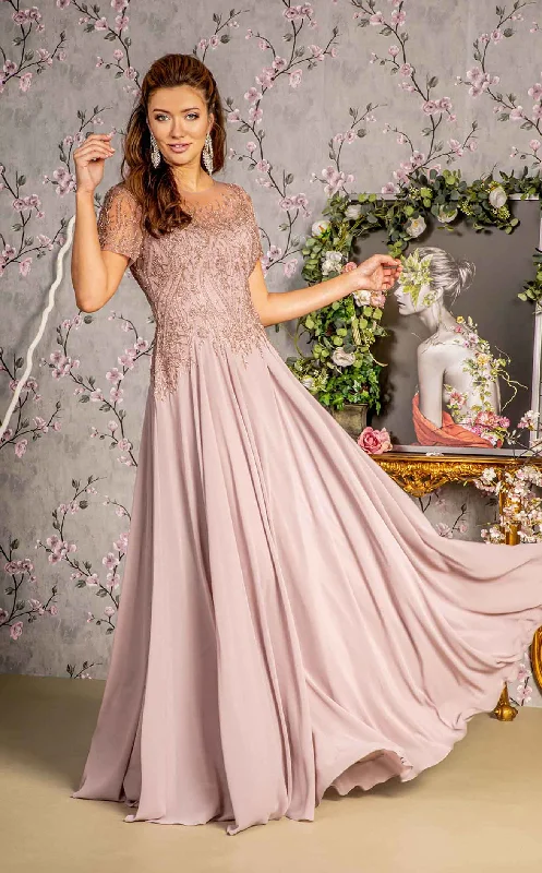 Formal dresses with ruffled skirts and bow accents for a charming prom appearanceGLS by Gloria GL3492CL Dress Formal dresses with ruffled skirts and bow accents for a charming prom appearanceGLS by Gloria GL3492CL Dress