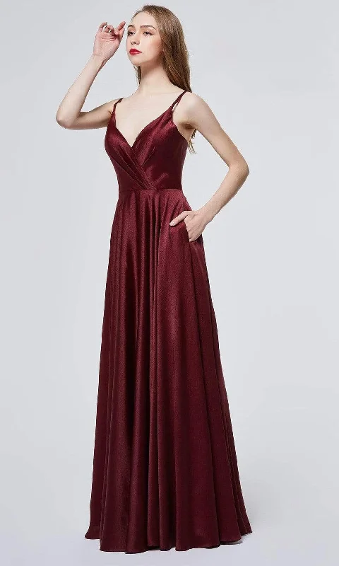 Formal dresses with tiered skirts and pearl embellishments for a luxurious feelJ'Adore Dresses - J19025 Flowy V Neck A-line Dress Formal dresses with tiered skirts and pearl embellishments for a luxurious feelJ'Adore Dresses - J19025 Flowy V Neck A-line Dress