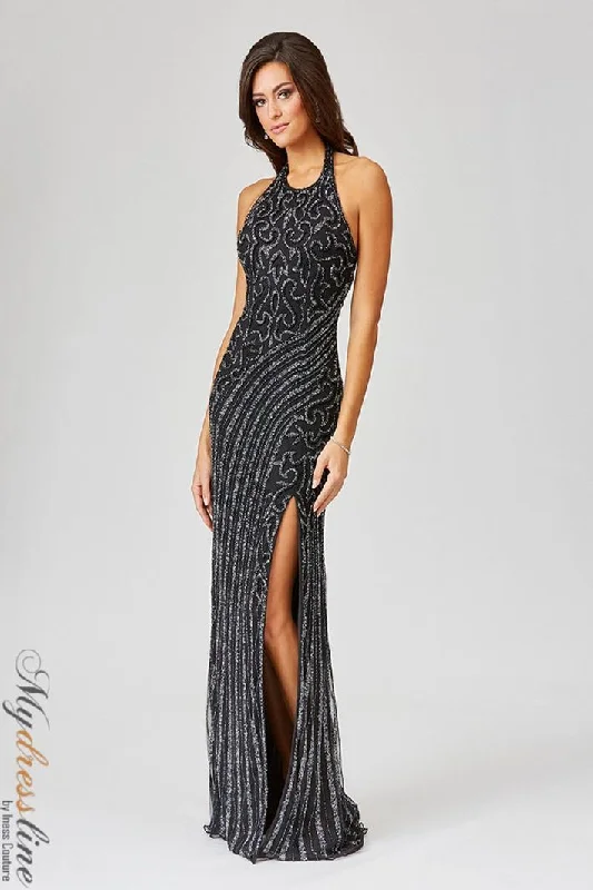 Prom dresses with side - slit pockets and solid - color fabrics for a practical and stylish formal lookLara 29371 Prom dresses with side - slit pockets and solid - color fabrics for a practical and stylish formal lookLara 29371